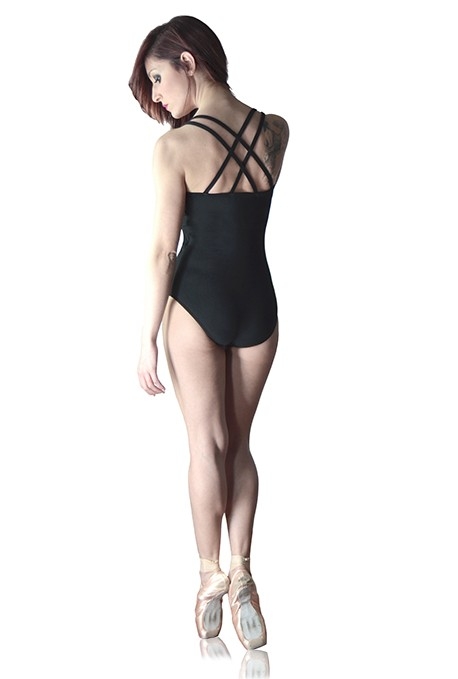 Double Strap Cross Back Leotard for woman Marylis